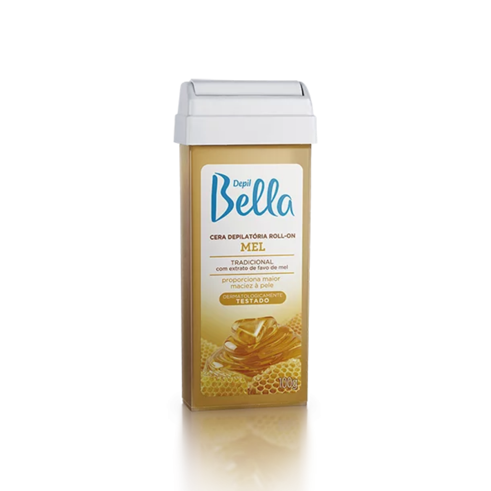 Refil Cera Depilatória Roll On Deo Mel Depil Bella 100g