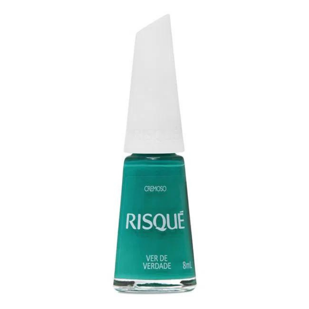 Esmalte Risqué Cremoso Ver De Verdade 8ml - Verde