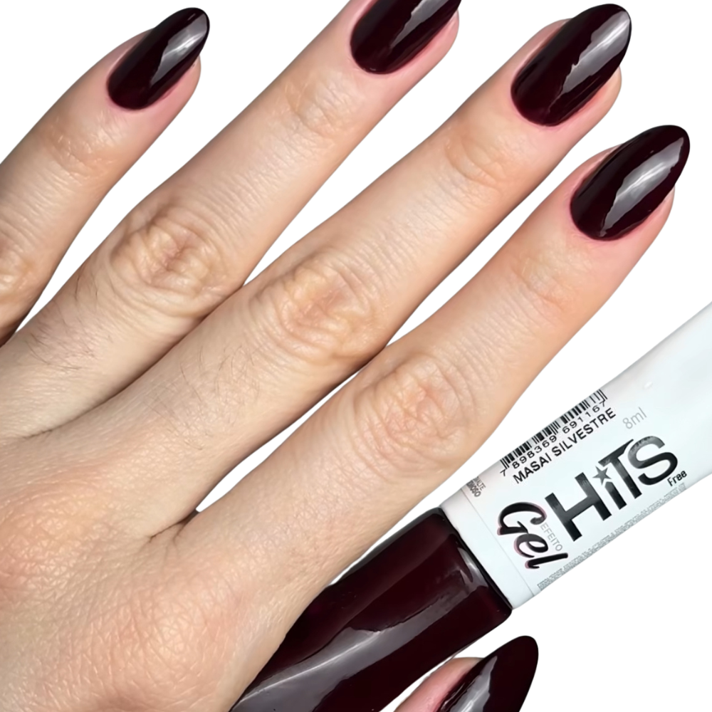 Esmalte Hits Cremoso Efeito Gel Masai Silvestre 8ml