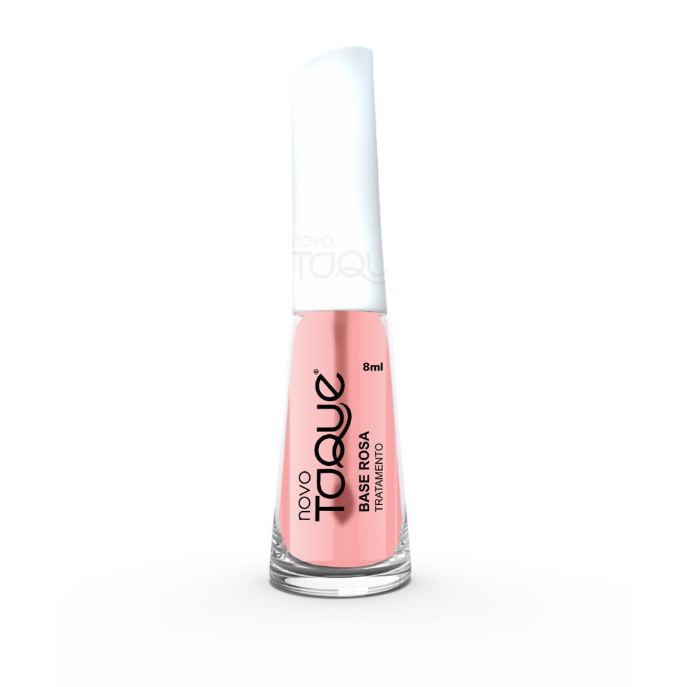 Esmalte Novo Toque Tratamento Base Rosa 8ml