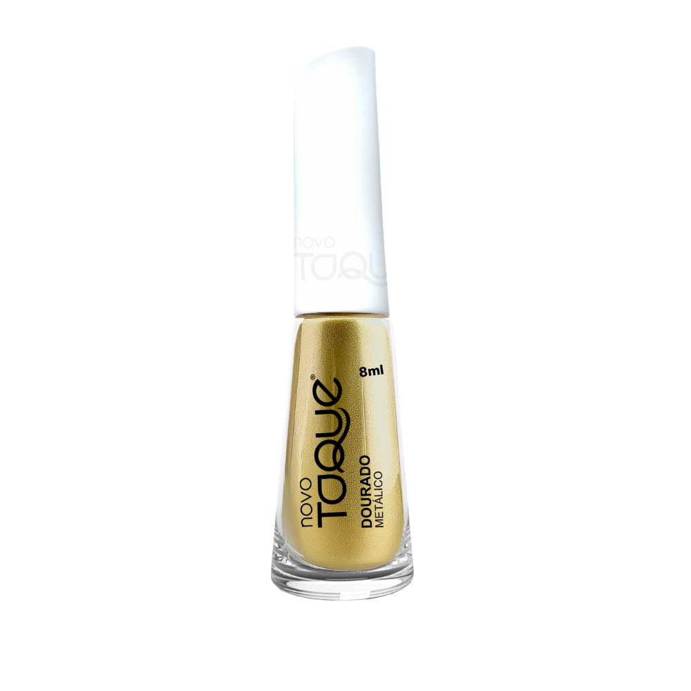Esmalte Novo Toque Metálico Dourado 8ml