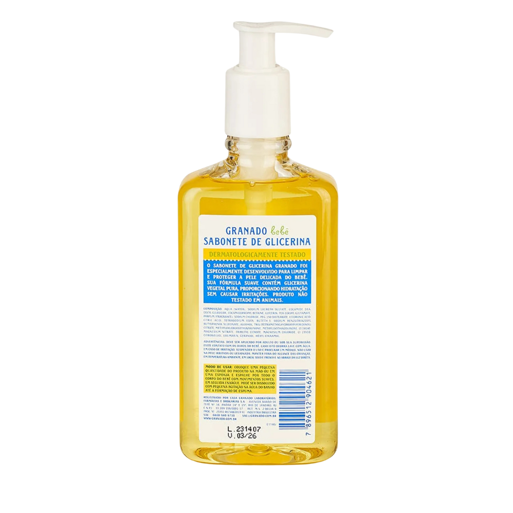 Sabonete Líquido de Glicerina Granado Bebê Tradicional 250ml