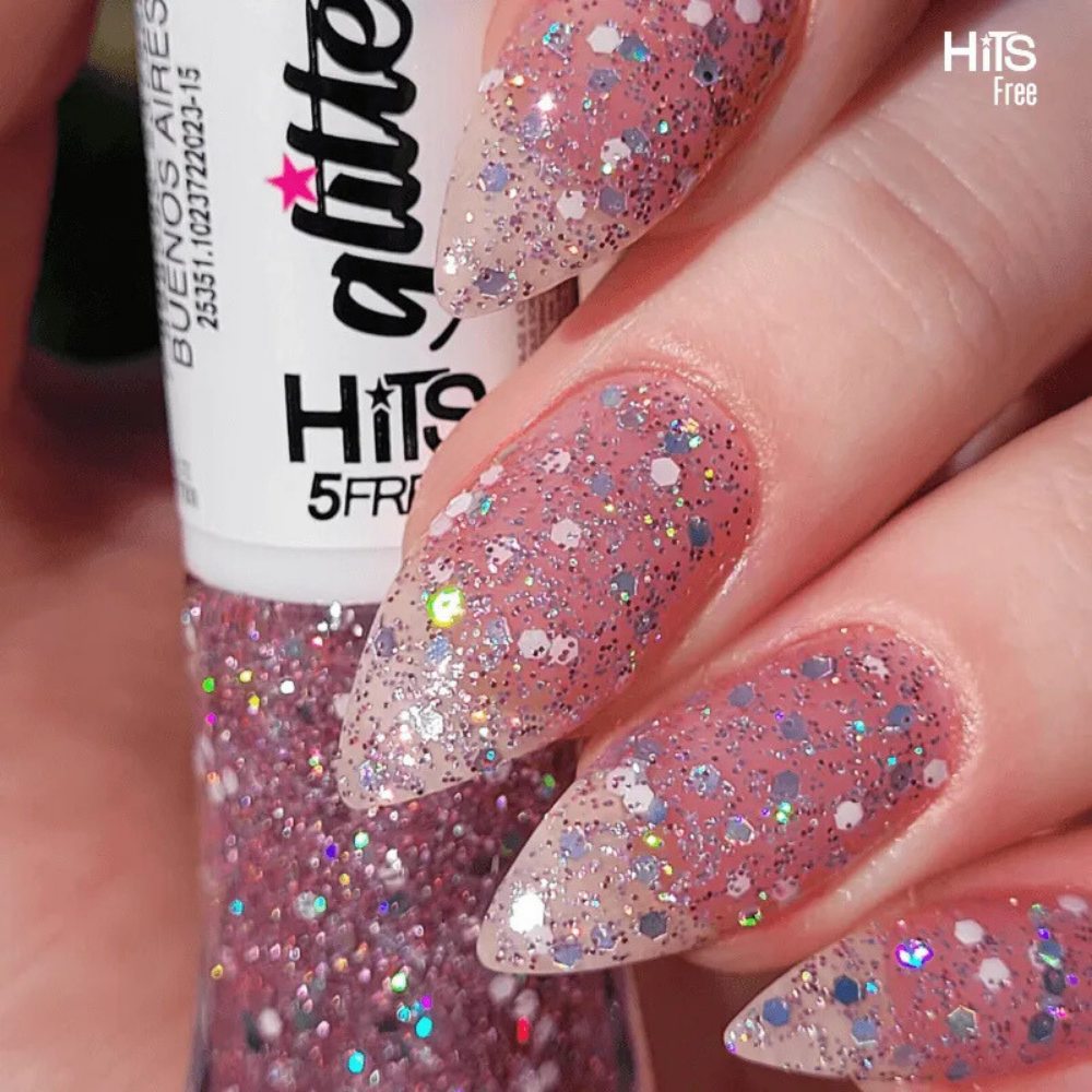 Esmalte Hits Glitter Buenos Aires 8ml