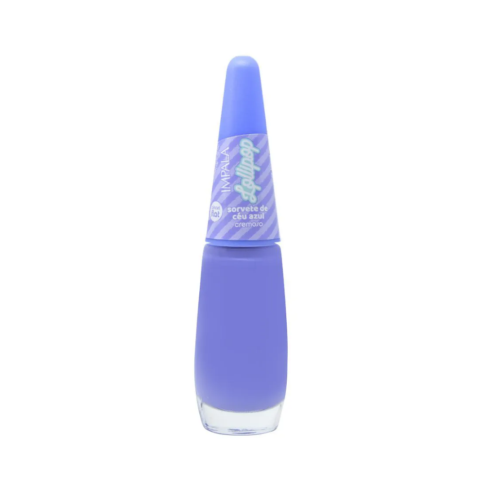 Esmalte Impala Cremoso Sorvete De Céu Azul 7,5ml - Azul