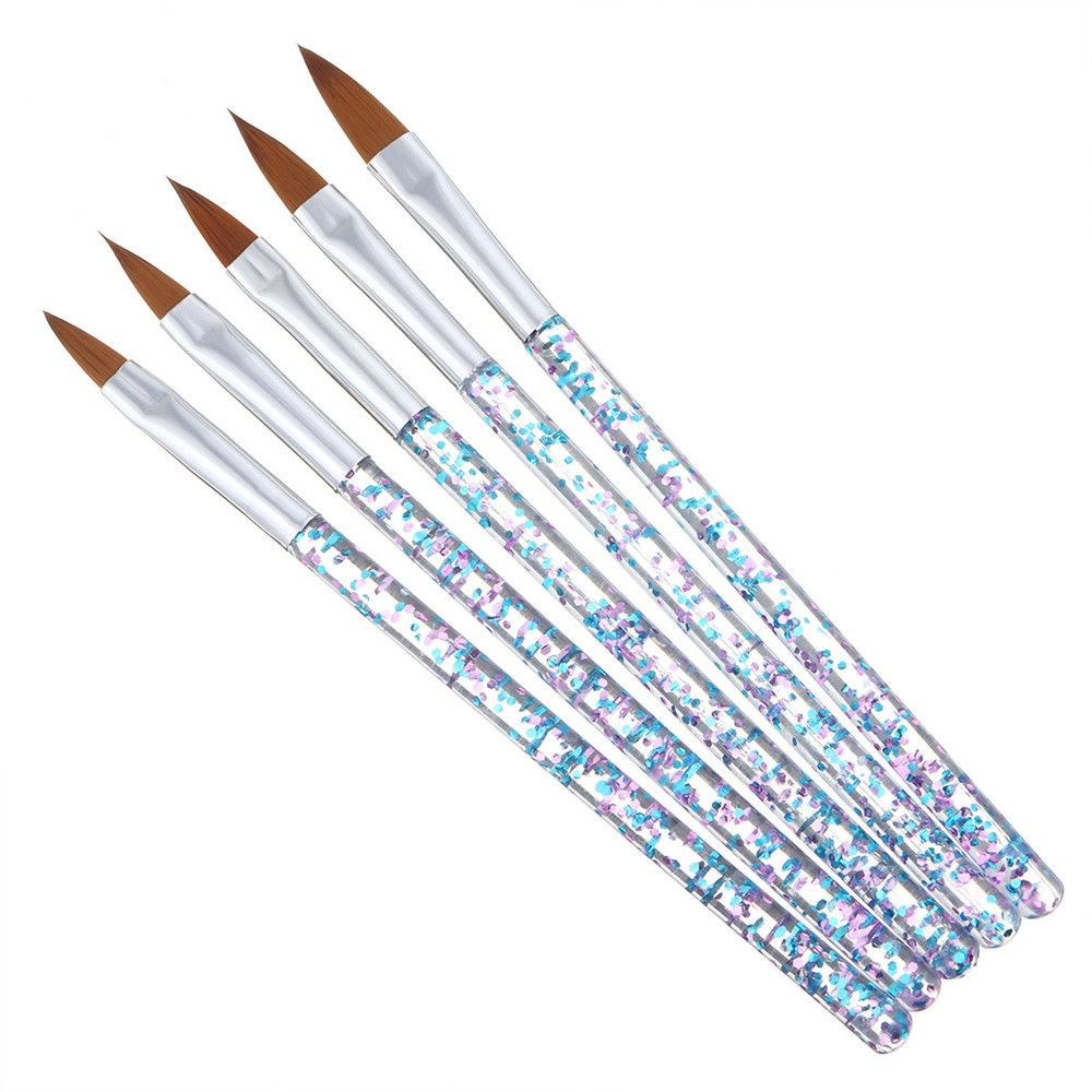 Pincel Para Acrigel E Porcelana Cabo De Cristal