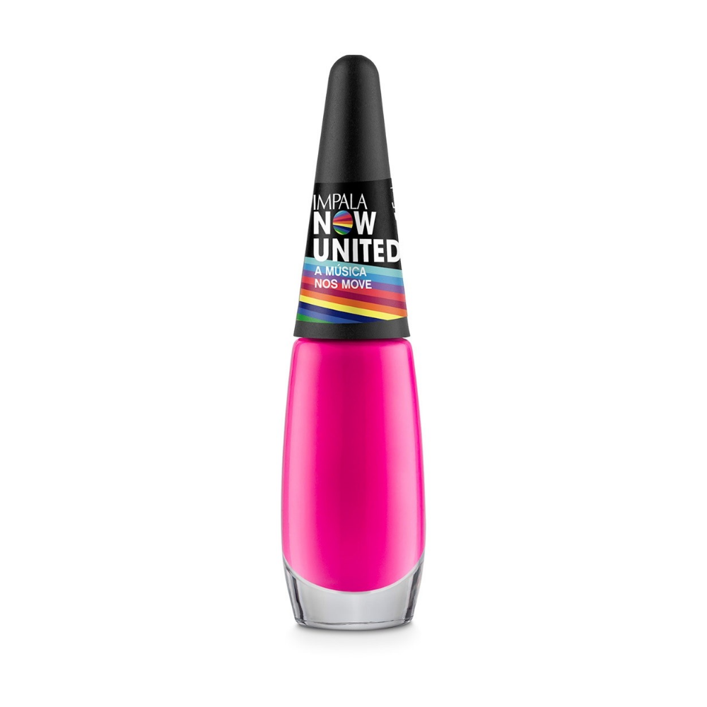 Esmalte Impala Cremoso A Música Nos Move 7,5ml - Rosa - Now United