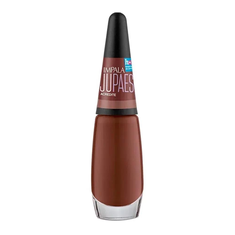 Esmalte Impala Cremoso Ju Paes Acredite 7,5ml - Marrom - Ju Paes