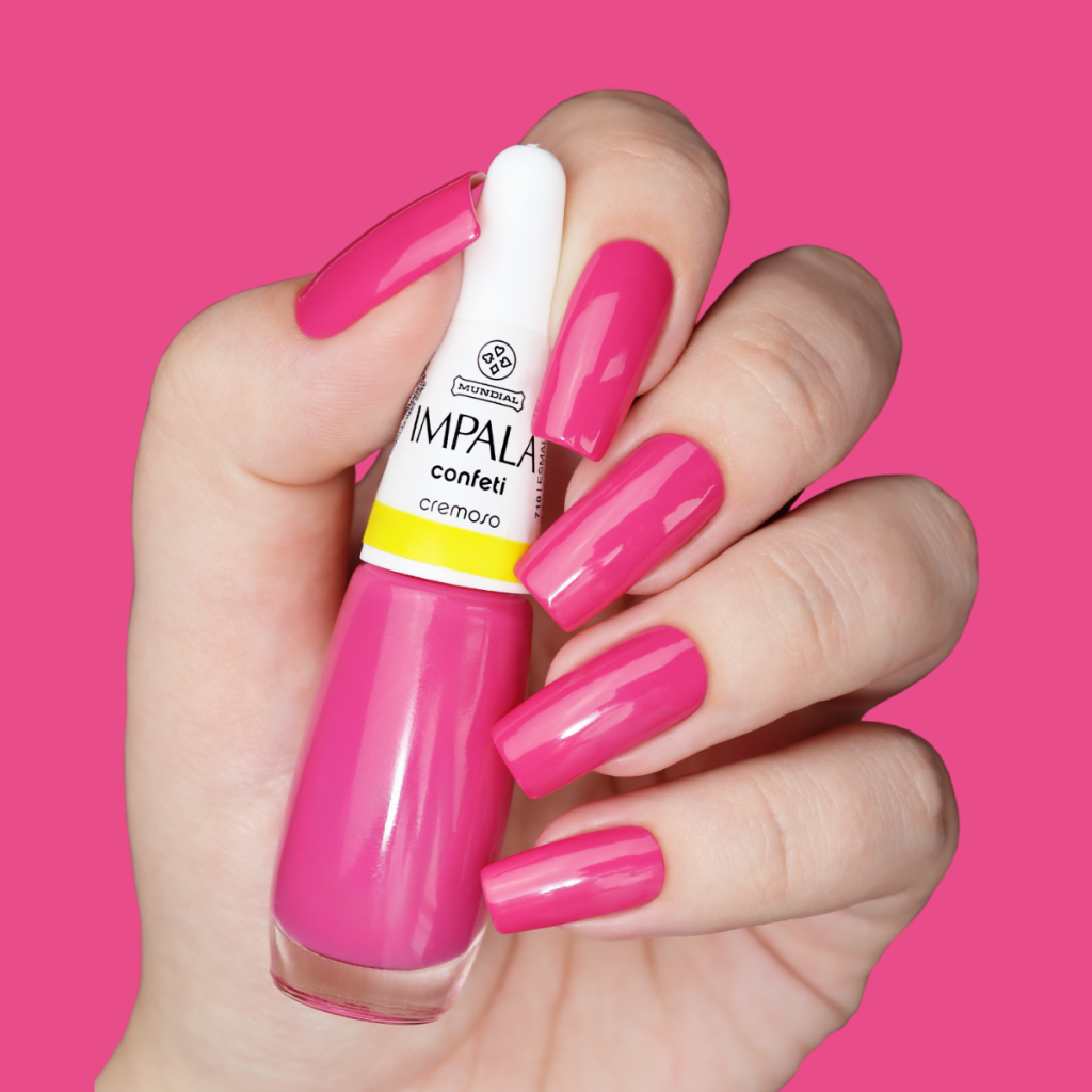 Esmalte Impala Cremoso Confeti 7,5ml - Rosa