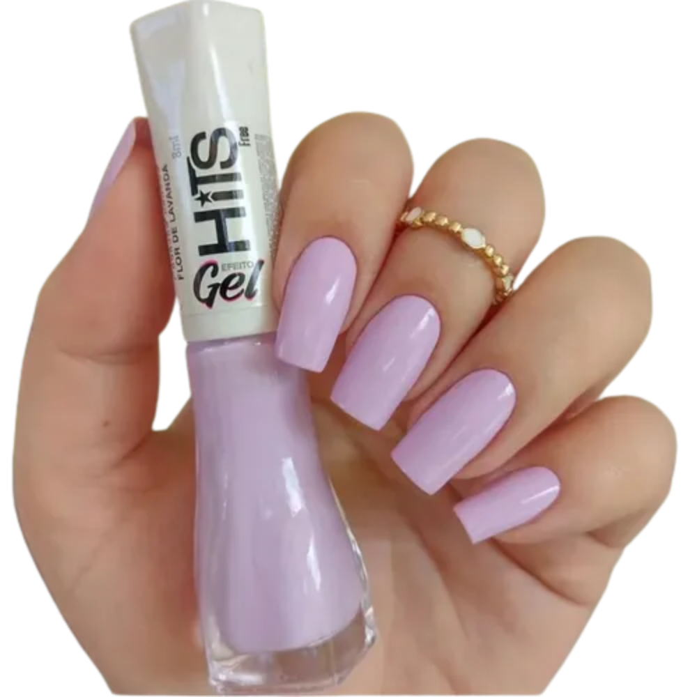 Esmalte Hits Cremoso Efeito Gel Flor De Lavanda 8ml