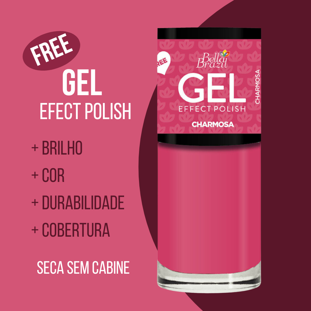 Esmalte Bella Brazil Efeito Gel Cremoso 832 Charmosa