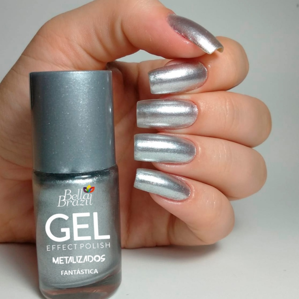 Esmalte Bella Brazil Efeito Gel Metalizado 213 Fantástica