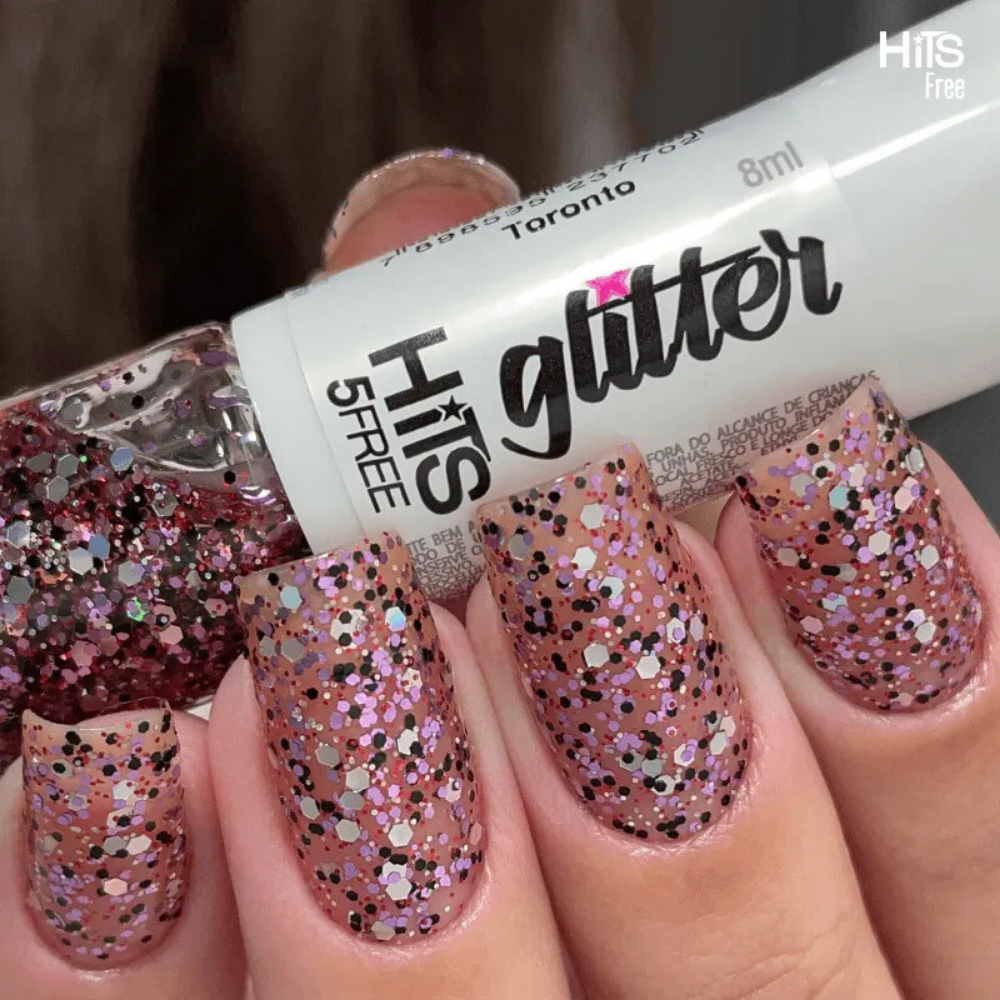 Esmalte Hits Glitter Toronto 8ml