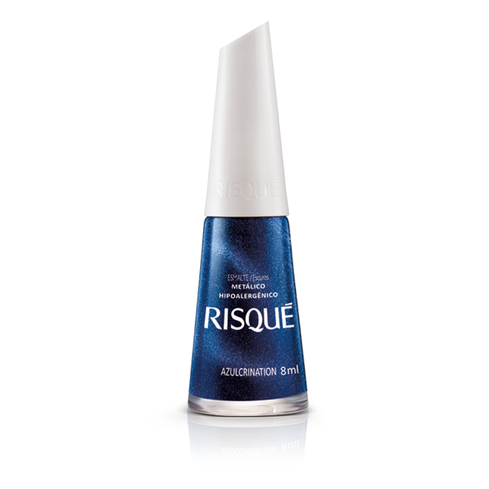 Esmalte Risqué Metálico Azulcrination 8ml - Azul