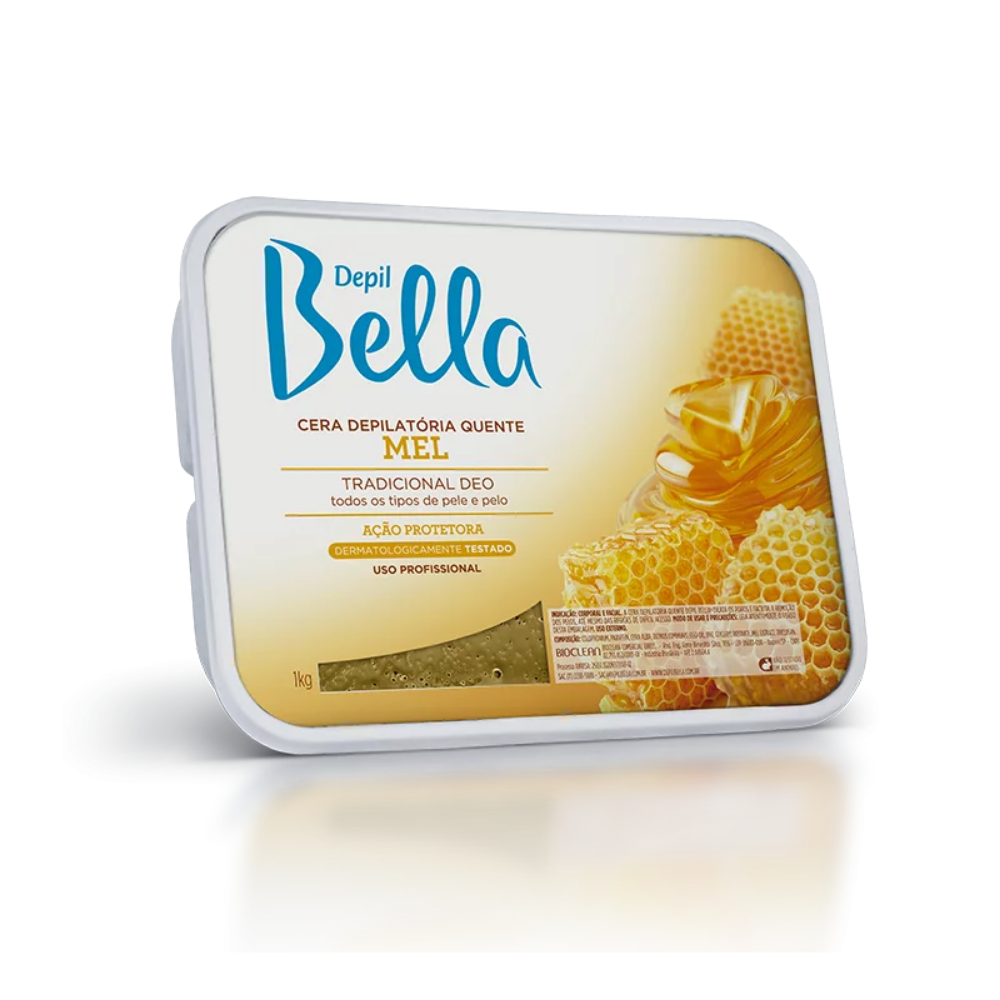 Cera Quente Em Barra Mel Deo Depil Bella 1kg