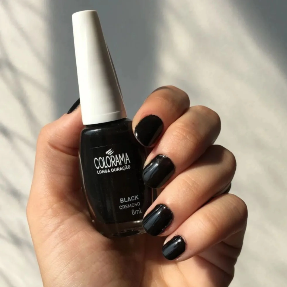 Esmalte Colorama Cremoso Black - Preto