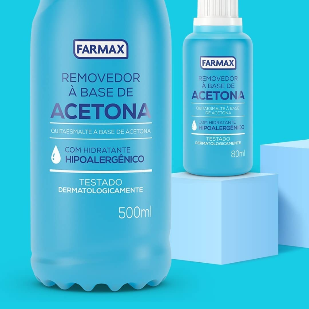 Removedor A Base De Acetona Farmax 80ml