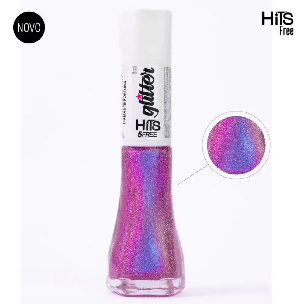 Esmalte Hits Glitter Diamante Fortuna 8ml