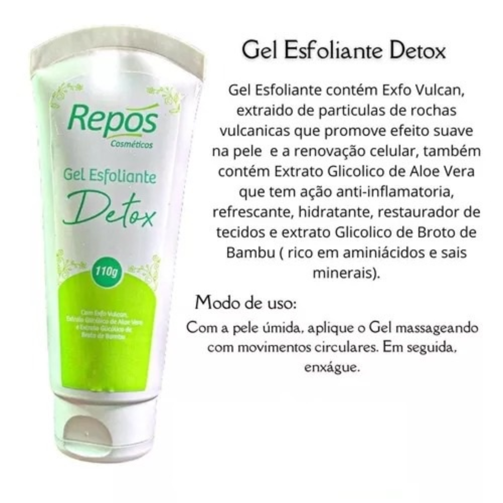 Gel Esfoliante Detox Repos 110g
