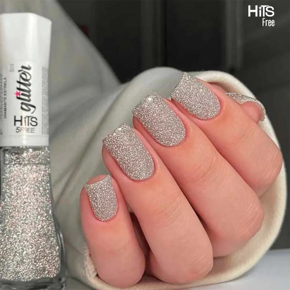 Esmalte Hits Glitter Diamante Estrela 8ml