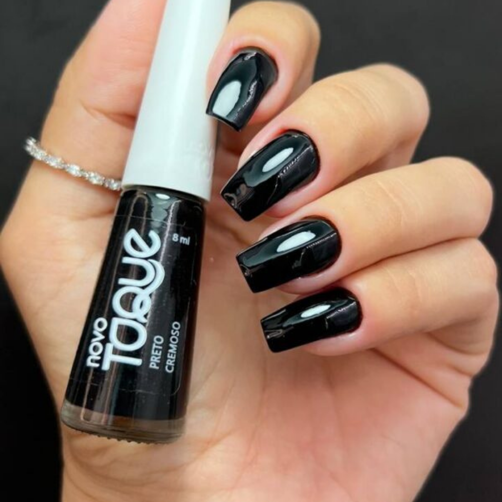 Esmalte Novo Toque Cremoso Preto 8ml