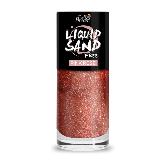 Esmalte Bella Brazil Liquid Sand 1313 Pink Rose 9ml