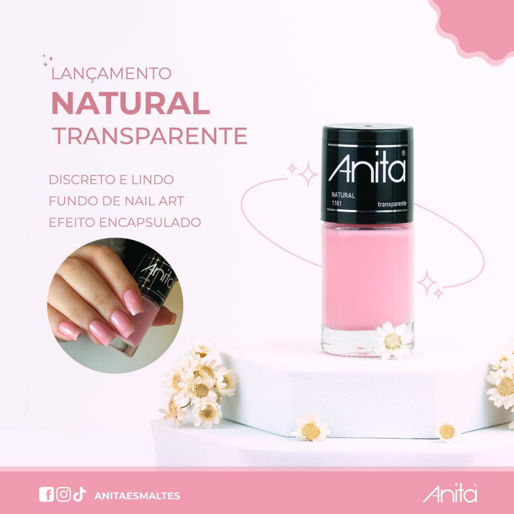 Esmalte Anita Transparente Natural 10ml