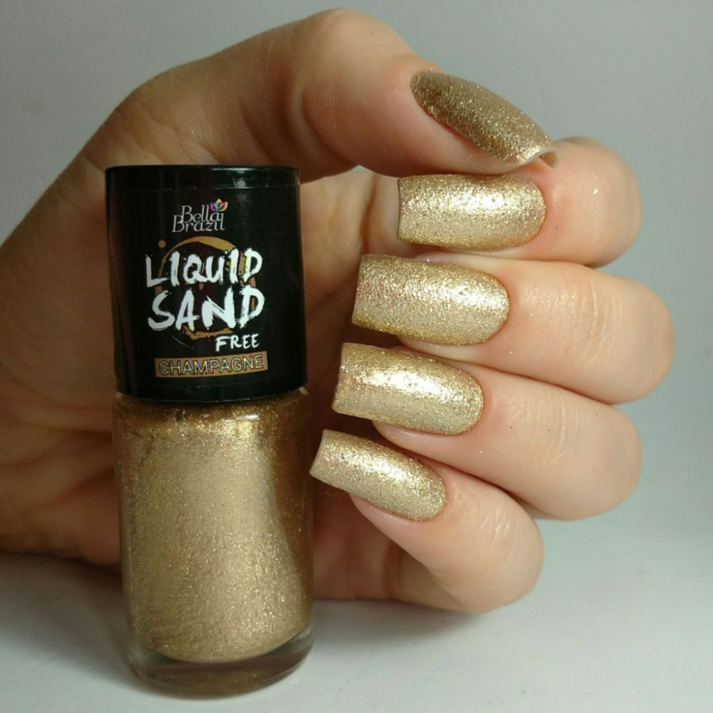 Esmalte Bella Brazil Liquid Sand 1300 Champagne