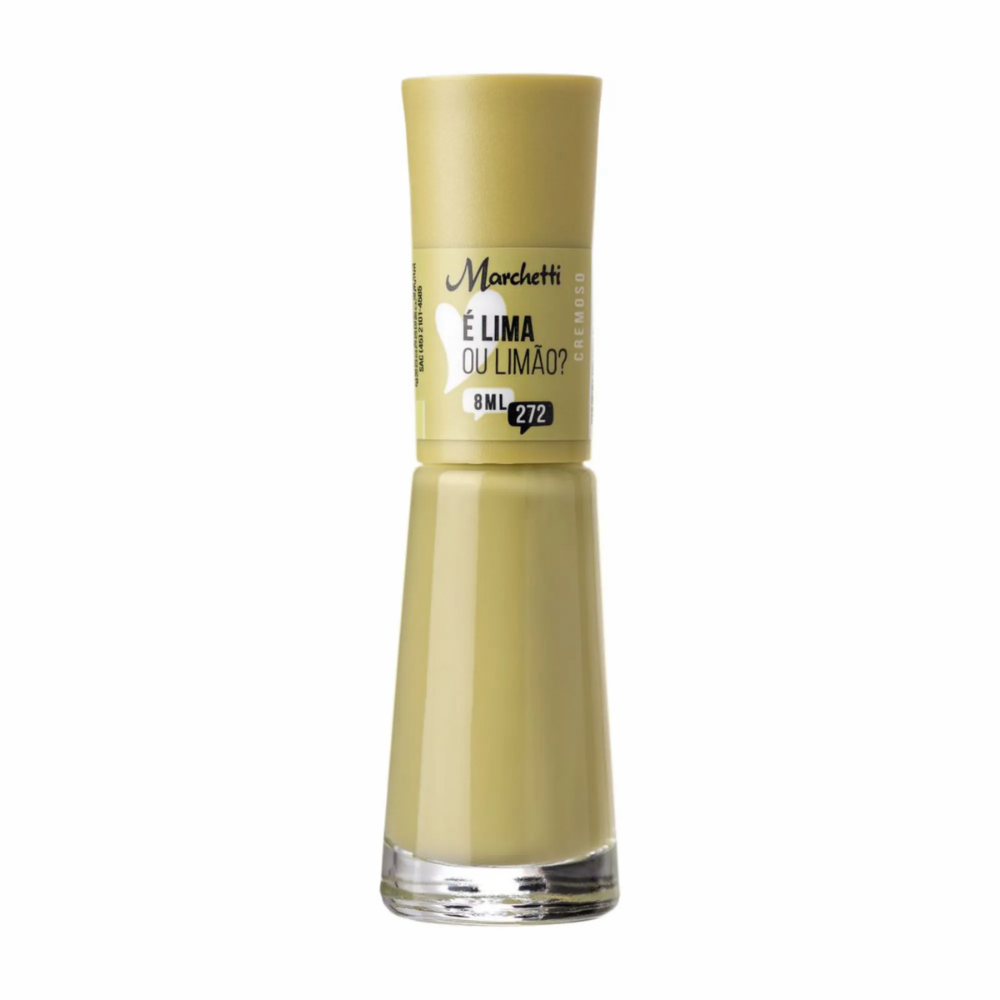 Esmalte Marchetti Cremoso É Lima Ou Limão 8ml