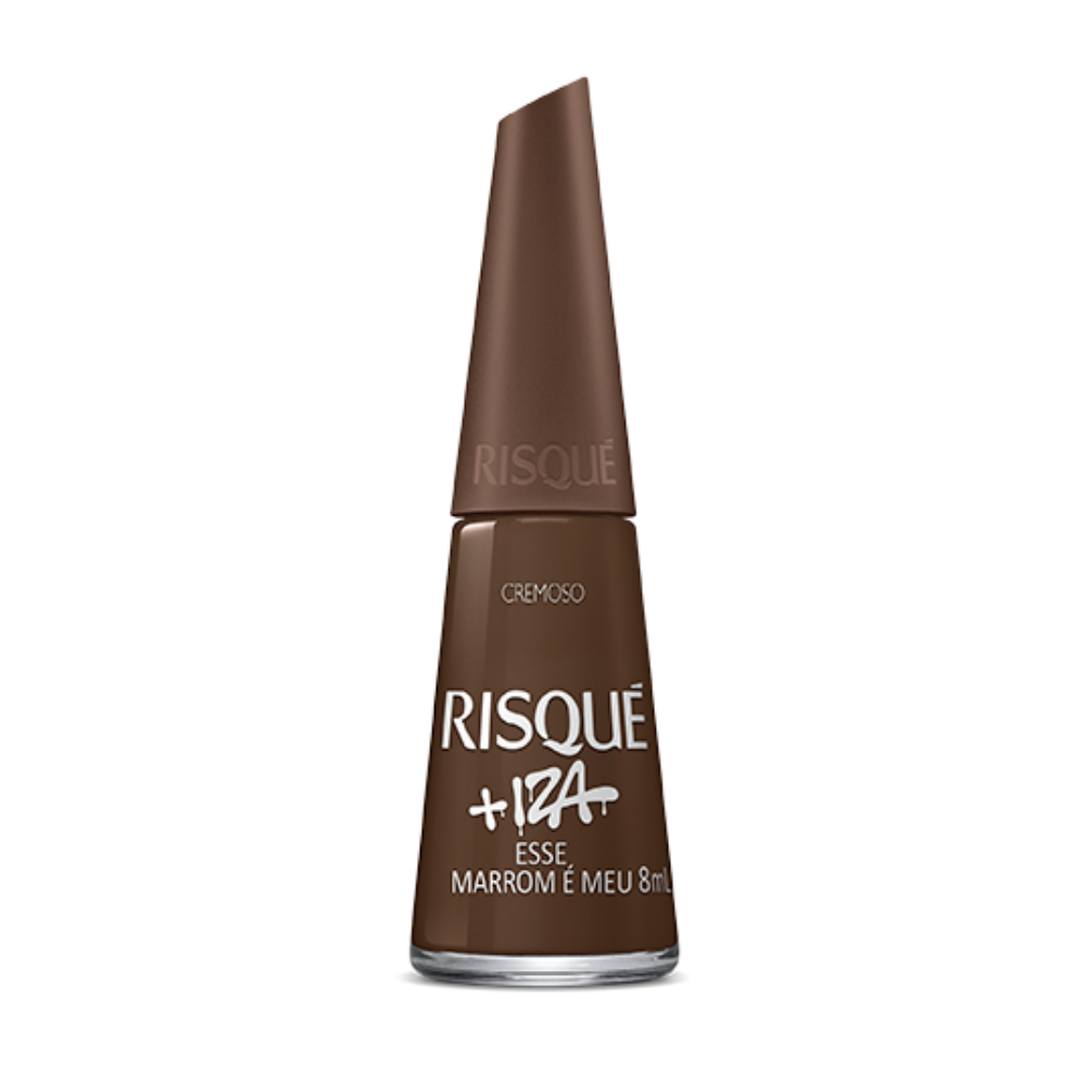Esmalte Risqué Esse Marrom É Meu 8ml - Marrom - + Iza