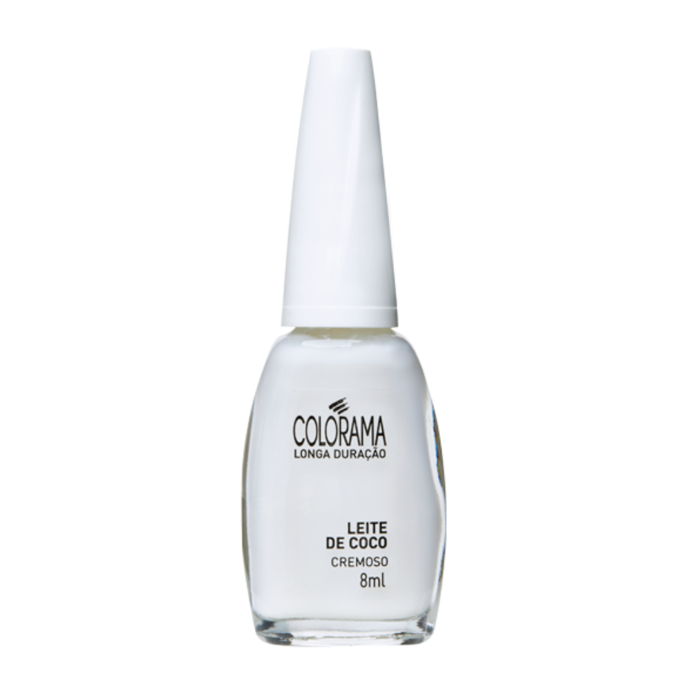 Esmalte Colorama Cremoso Leite De Coco - Branco
