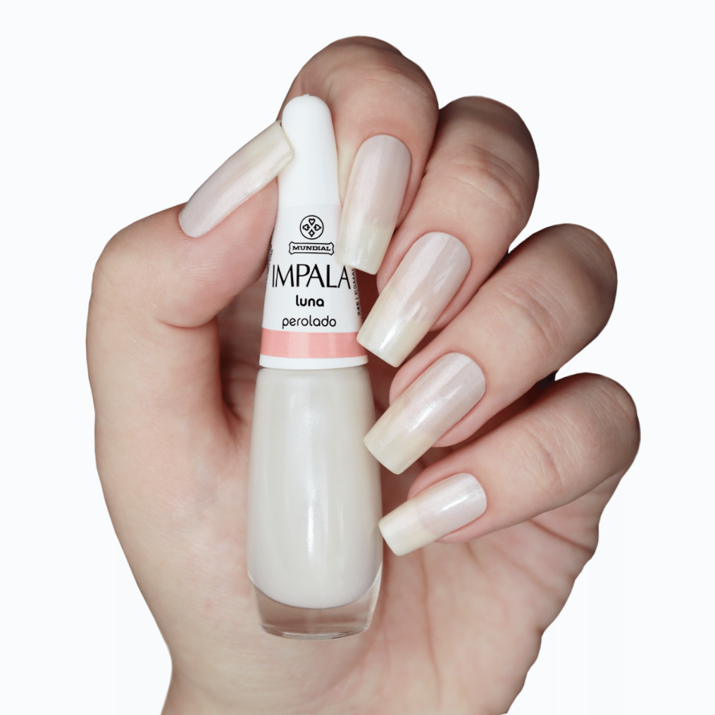 Esmalte Impala Perolado Luna 7,5ml - Branco