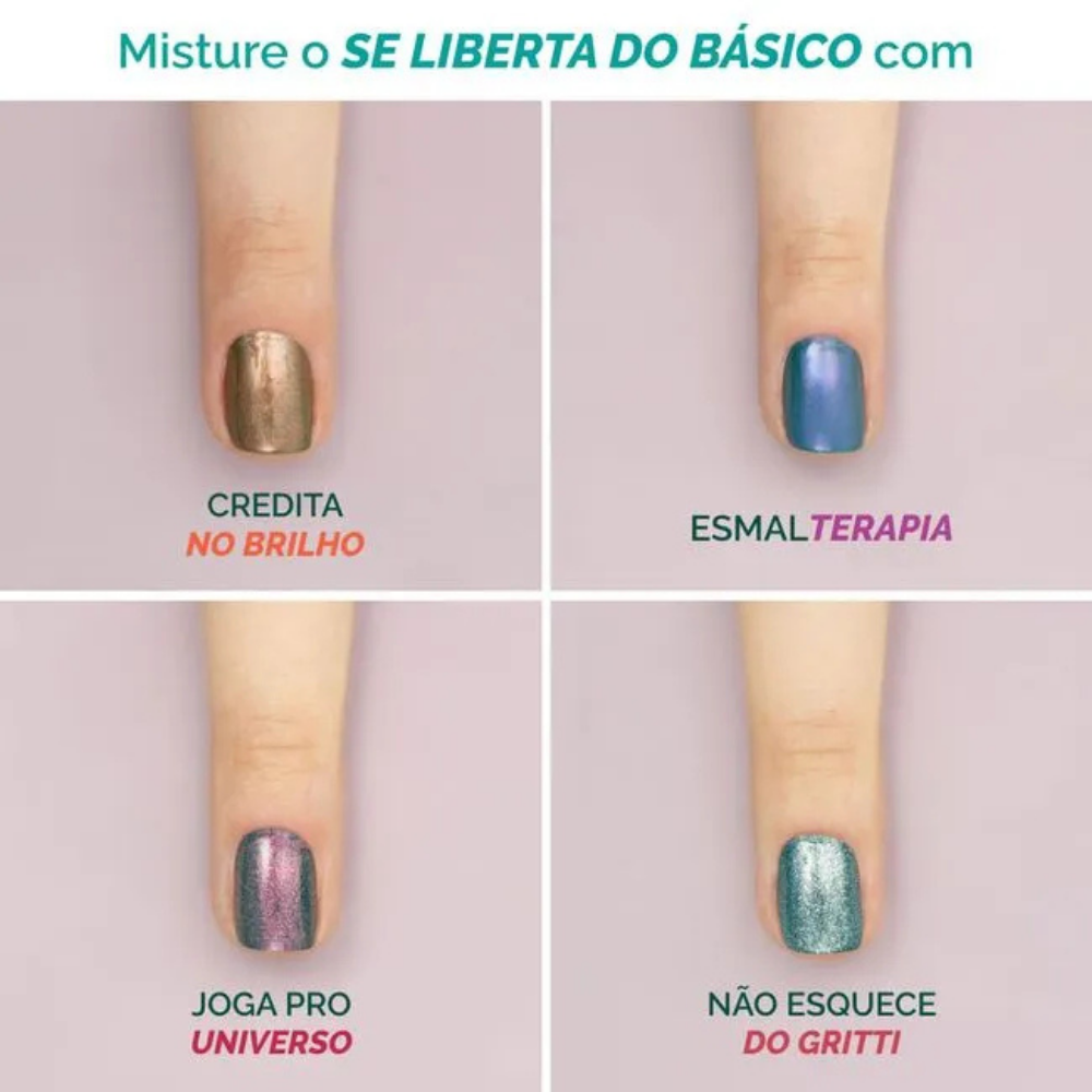Esmalte Risqué Manicores Cremoso Se Liberta Do Básico 8ml