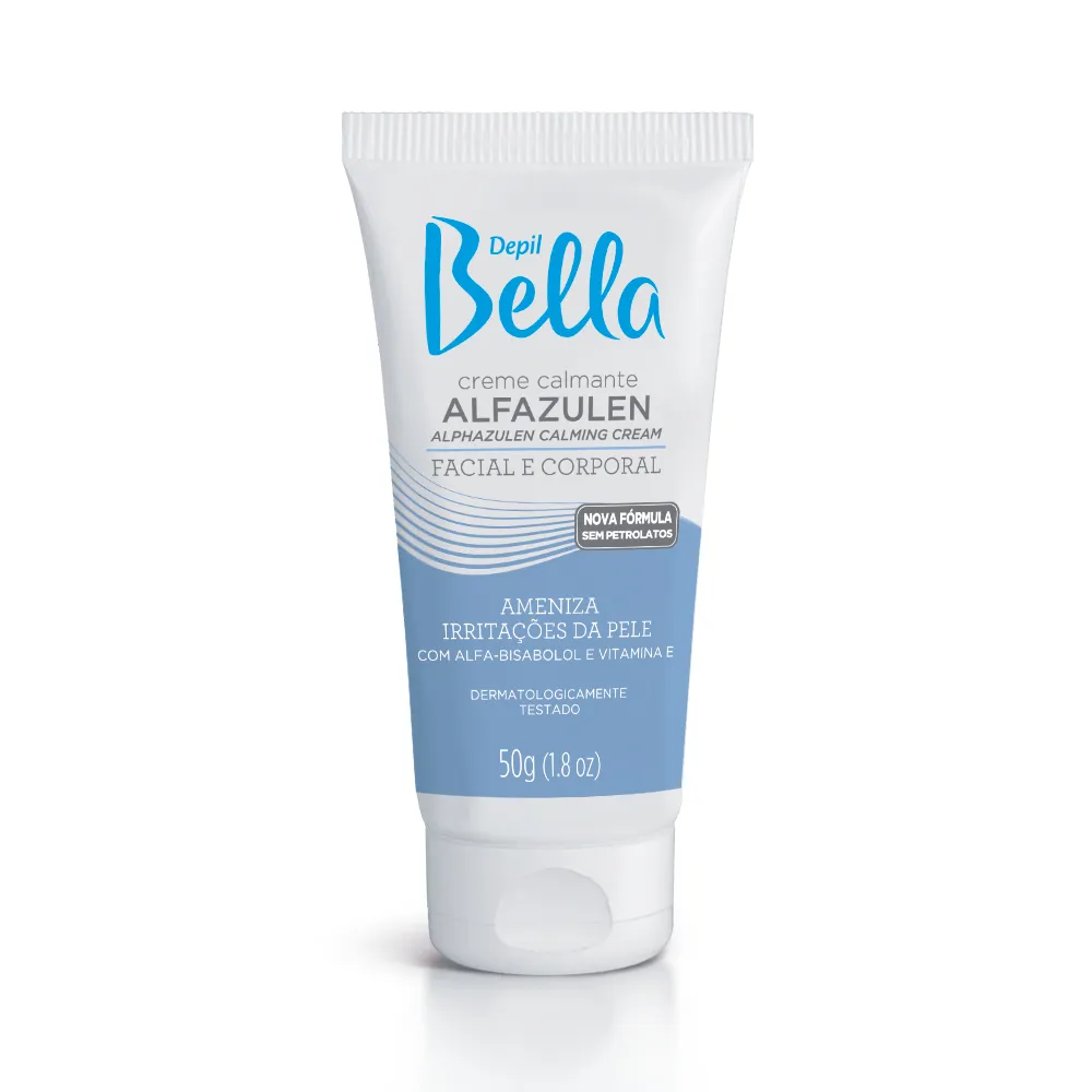 Creme Calmante Facial E Corporal Alfazulen Depil Bella 50g