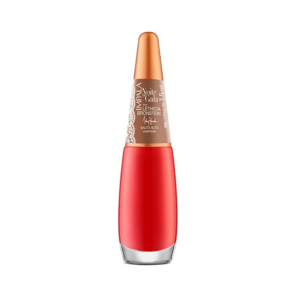 Esmalte Impala Cremoso Salto Alto 7,5ml - Vermelho - Noite De Gala