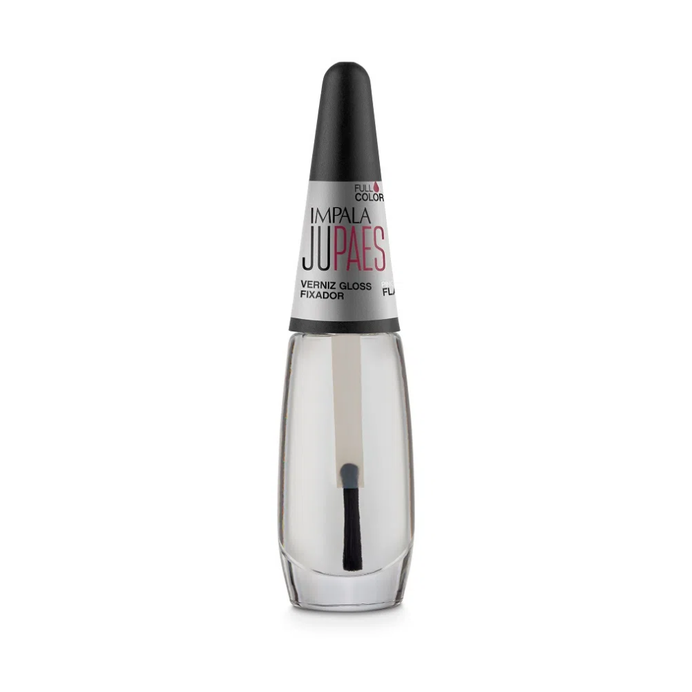 Esmalte Impala Ju Paes Verniz Gloss Fixador 7,5ml - Incolor - Ju Paes