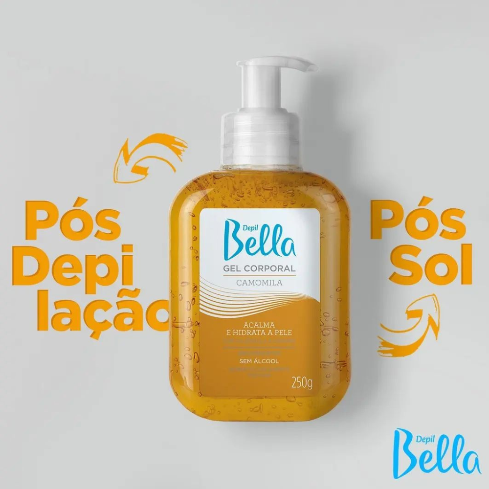 Gel Corporal Camomila Depil Bella 250g