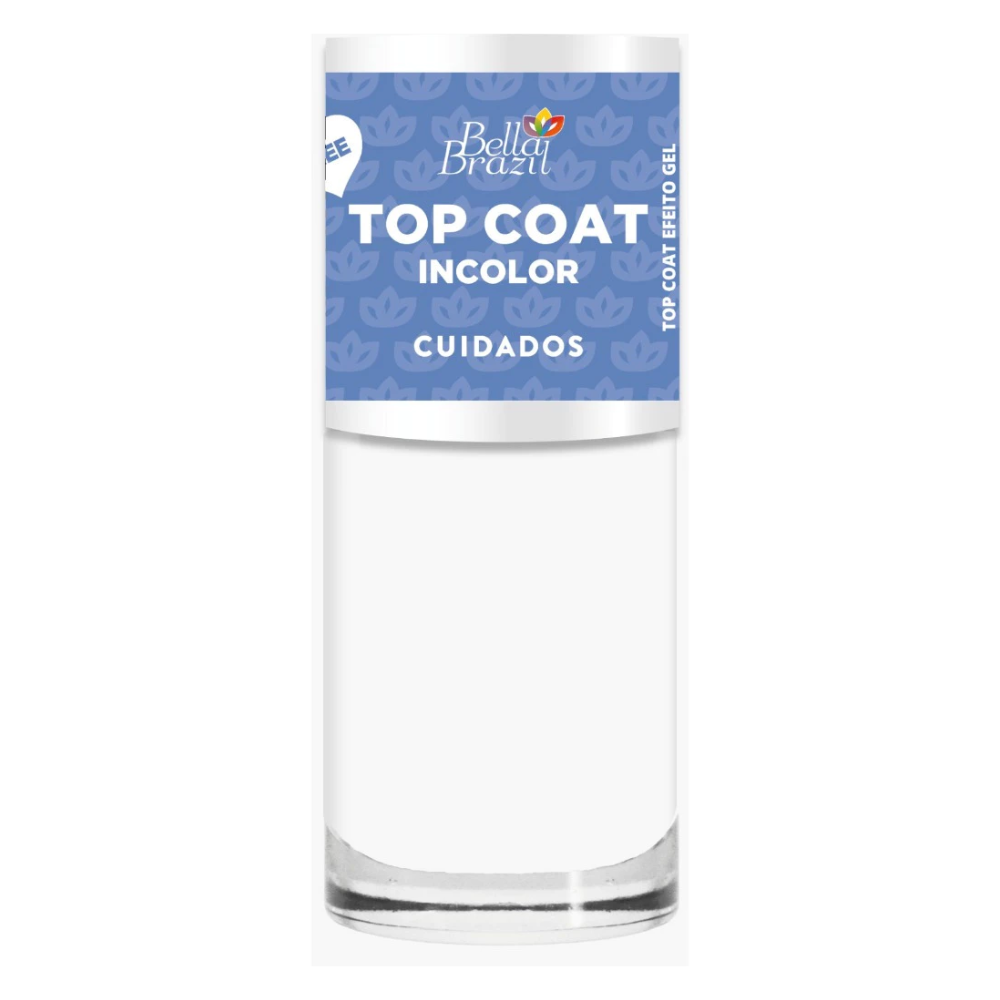 Esmalte Bella Brazil Cuidados 320 Top Coat Incolor