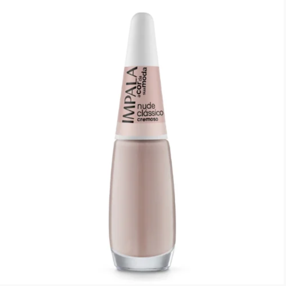 Esmalte Impala Cremoso Nude Clássico 7,5ml - Nude