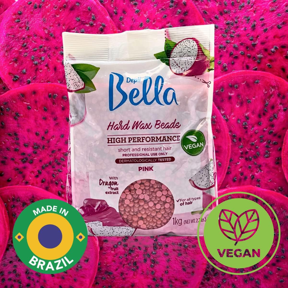 Cera Depilatória Confete Pink Pitaya Depil Bella 1kg