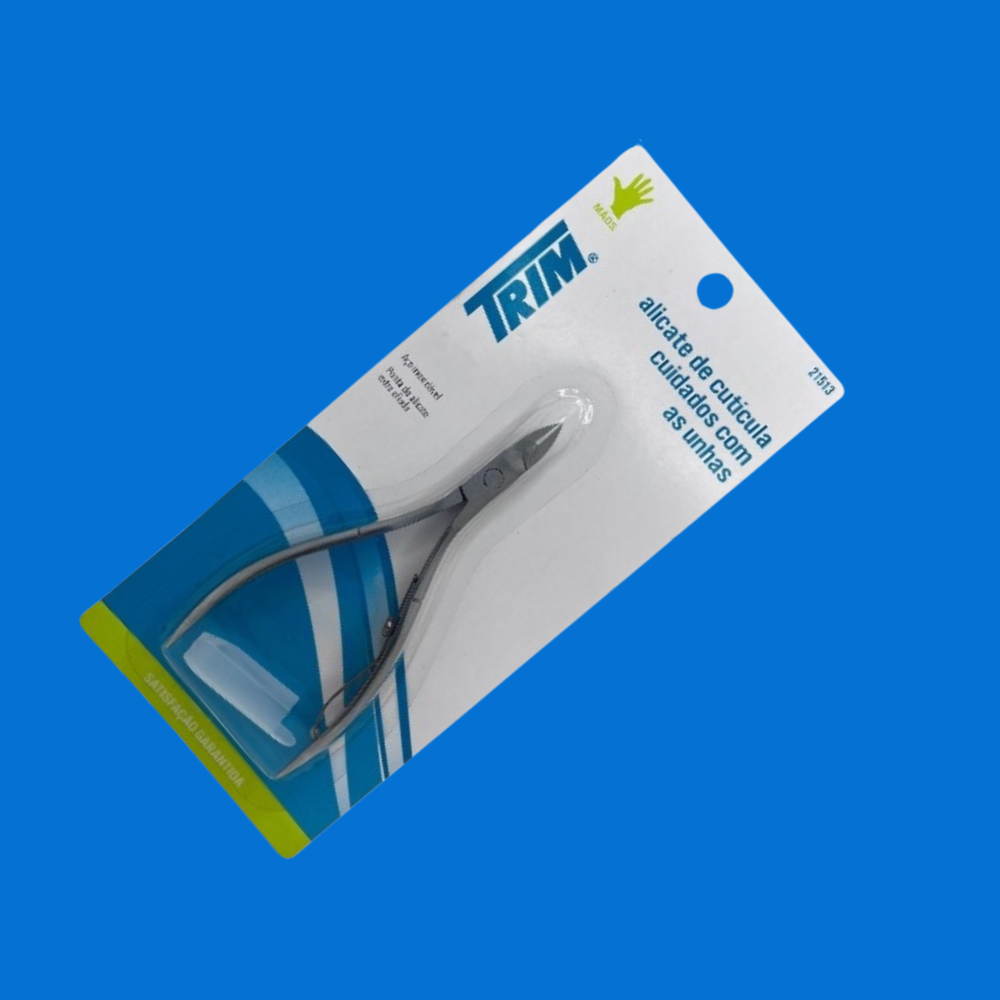 Alicate Para Cutícula Profissional Com Capa Protetora Trim