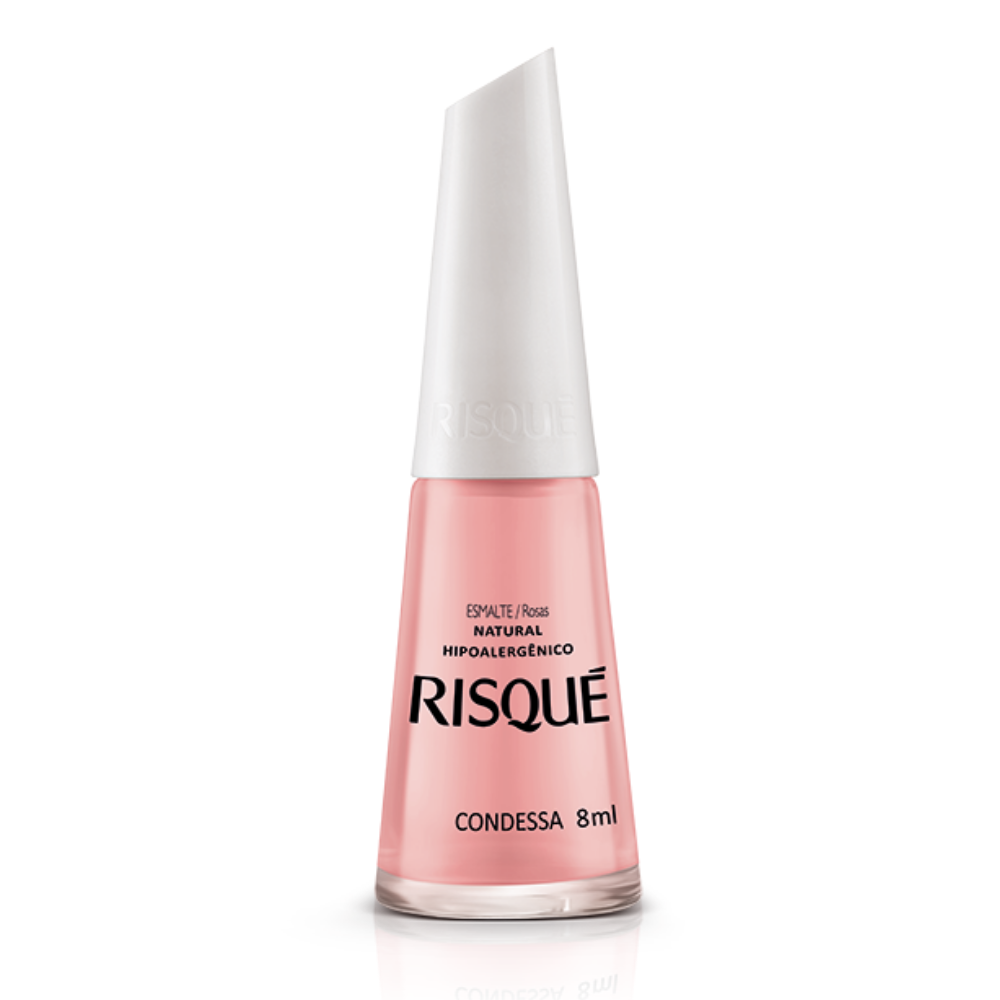 Esmalte Risqué Natural Condessa 8ml - Rosa