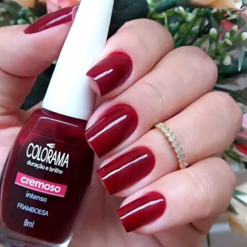 Esmalte Colorama Cremoso Framboesa - Vermelho