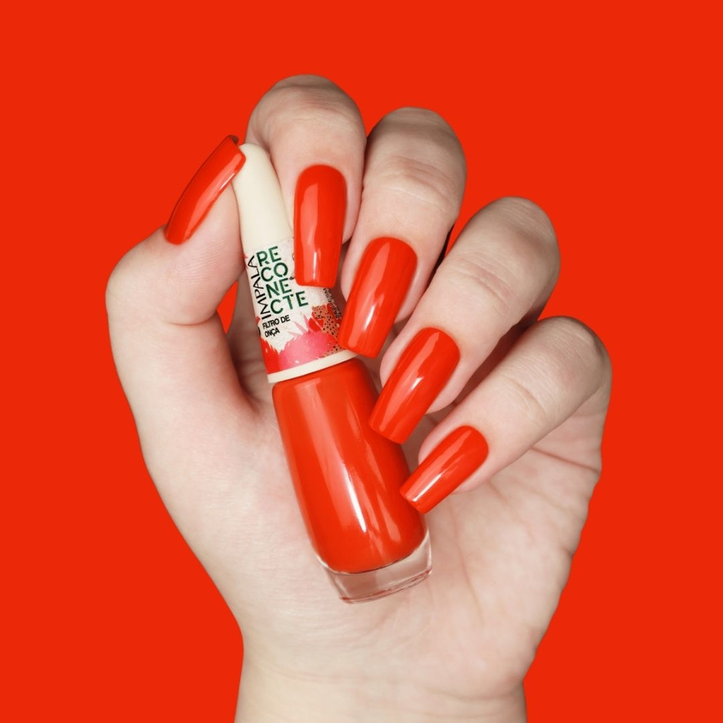 Esmalte Impala Cremoso Filtro De Onça 7,5ml - Laranja - Reconecte