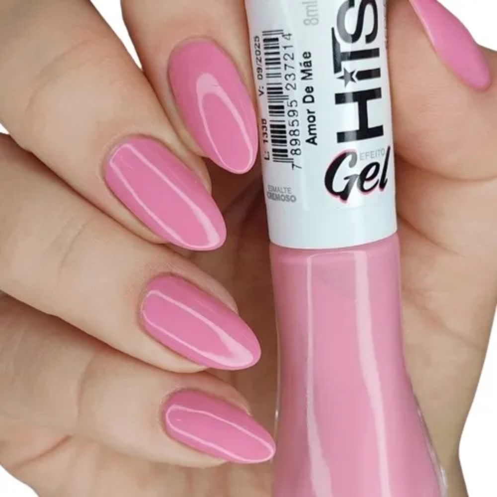 Esmalte Hits Cremoso Efeito Gel Amor De Mãe 8ml