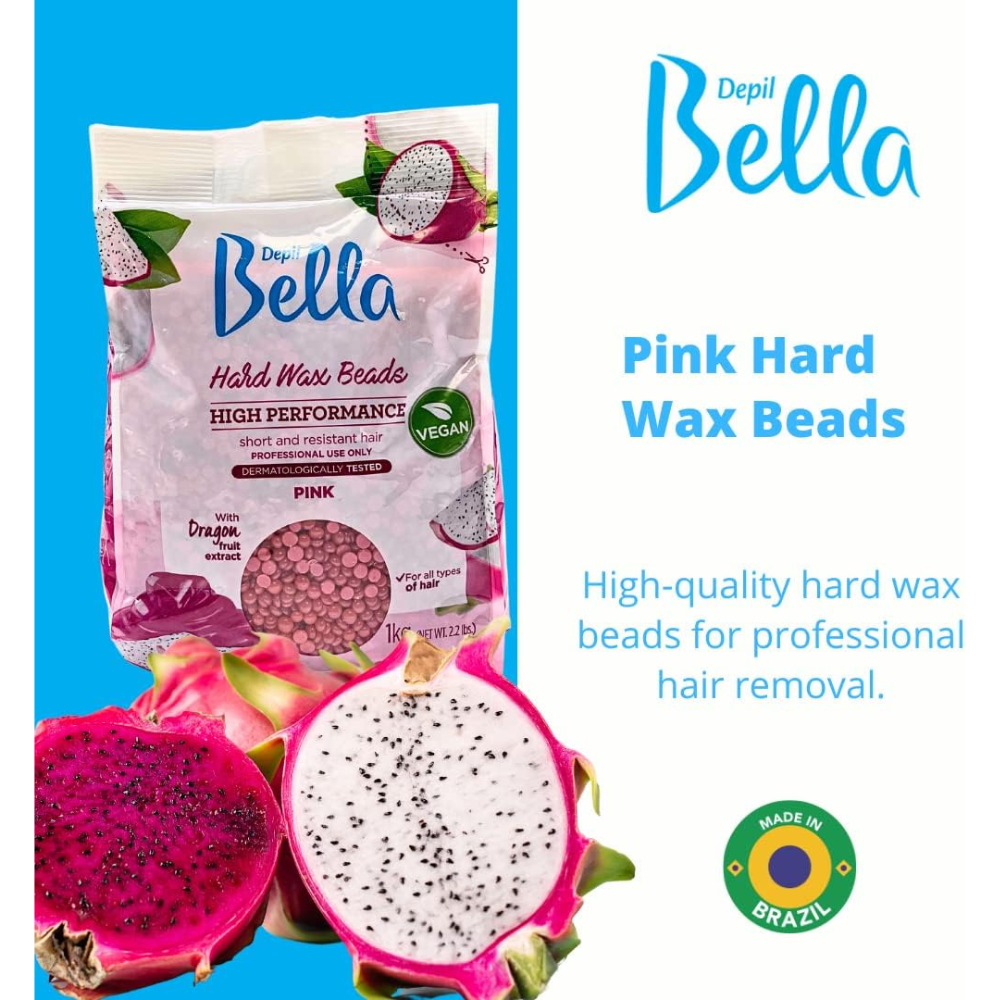 Cera Depilatória Confete Pink Pitaya Depil Bella 1kg