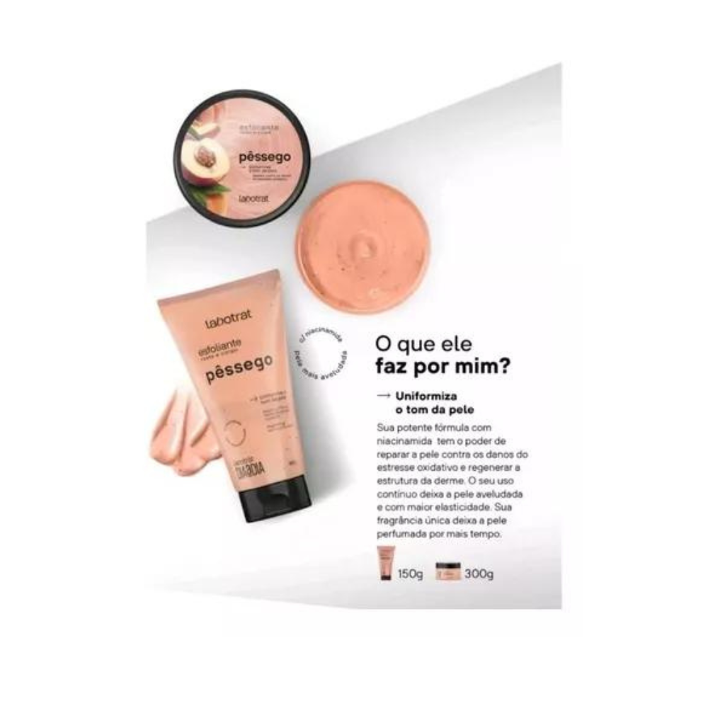 Creme Esfoliante Labotrat 300g Pêssego