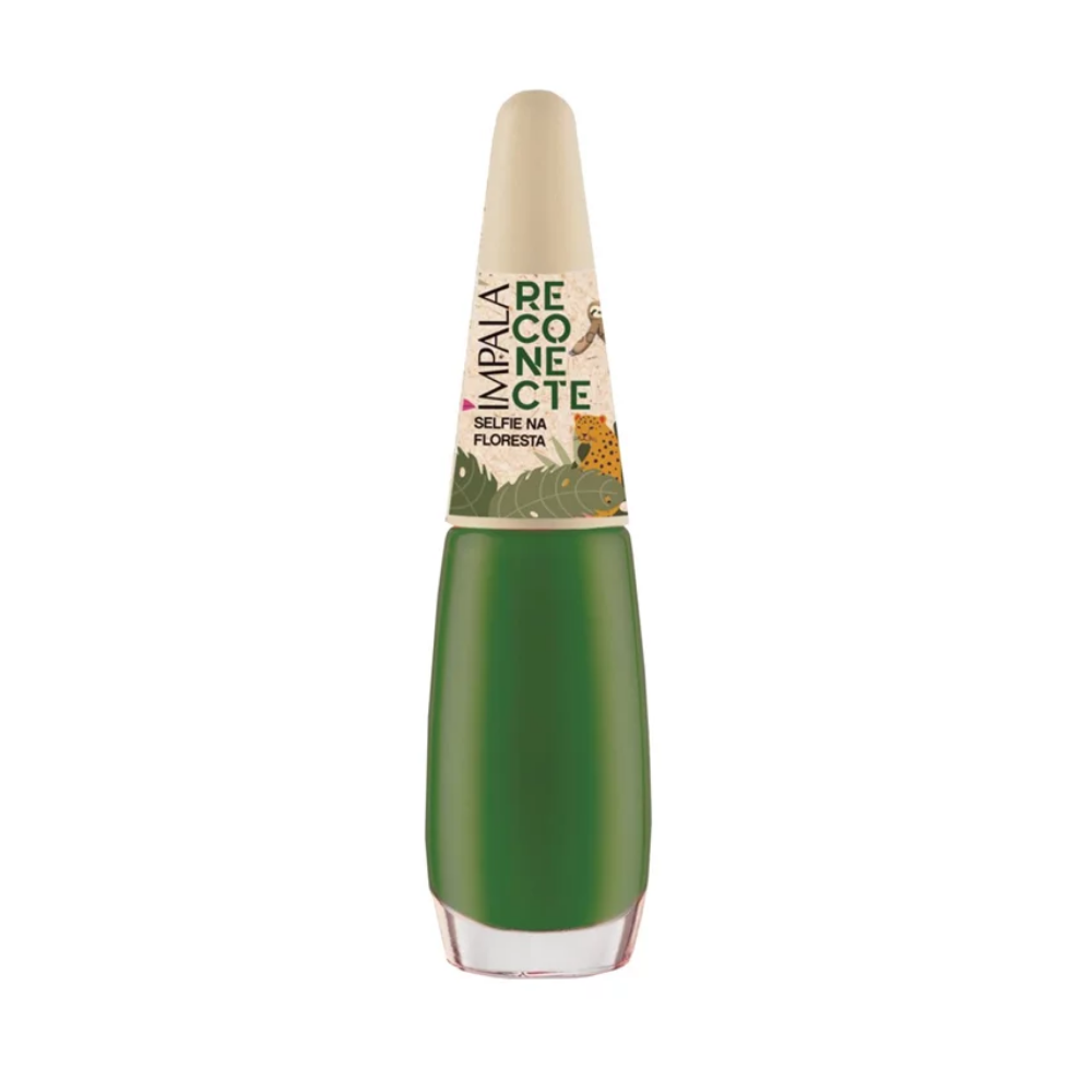 Esmalte Impala Cremoso Selfie Na Floresta 7,5ml - Verde - Reconecte