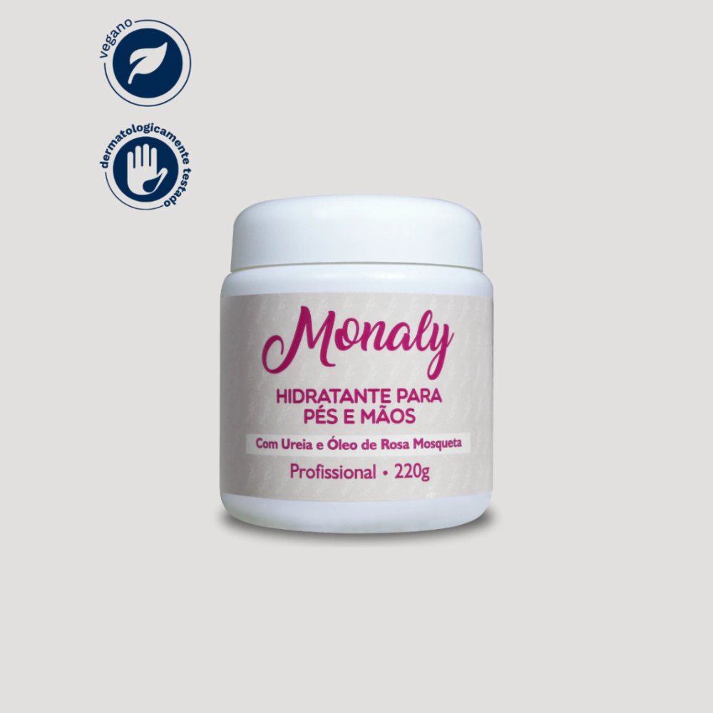 Creme Hidratante Pés E Mãos Monaly 220g