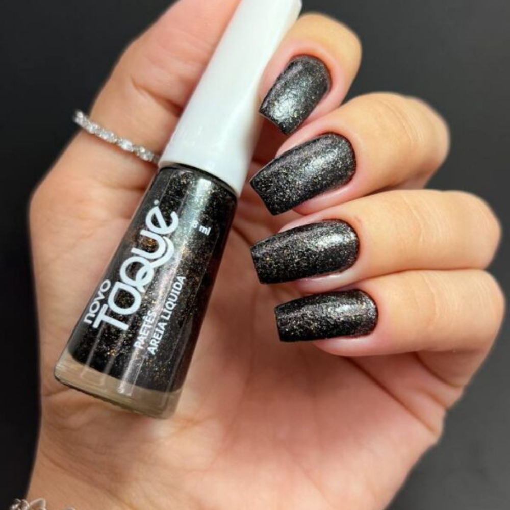 Esmalte Novo Toque Areia Liquida Paetês 8ml