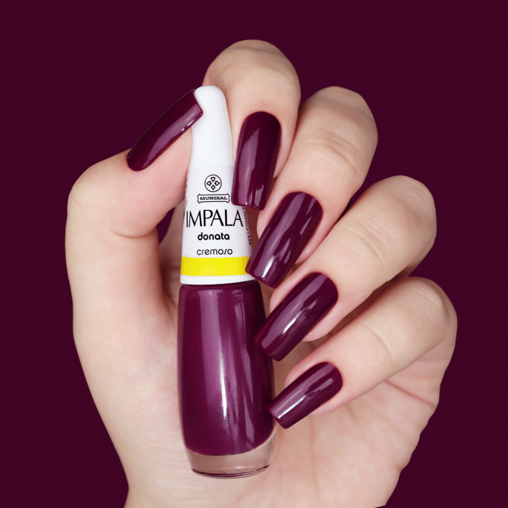Esmalte Impala Cremoso Donata 7,5ml - Vinho